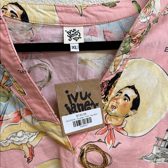 NWT Ivy Jane Vaqueros Top-XL - Picture 3 of 4